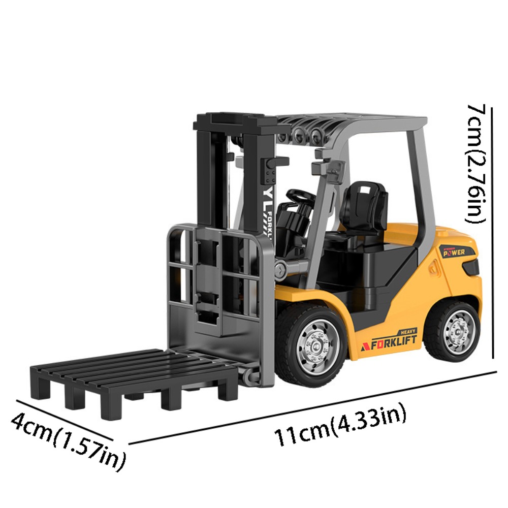 OOF Tỷ lệ đầy đủ Xe nâng điều khiển từ xa Điều khiển từ xa 2.4g Tốc độ thay đổi Xe nâng hợp kim Kiểm soát ứng dụng di động Chất liệu hợp kim Xe nâng RC Đồ chơi để bàn - 3