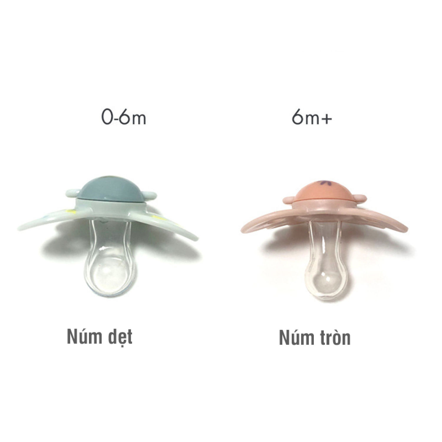 Ti giả, ty giả bibs cho bé Silicon có hộp đựng Ckbebe - hàng lᴏại 1