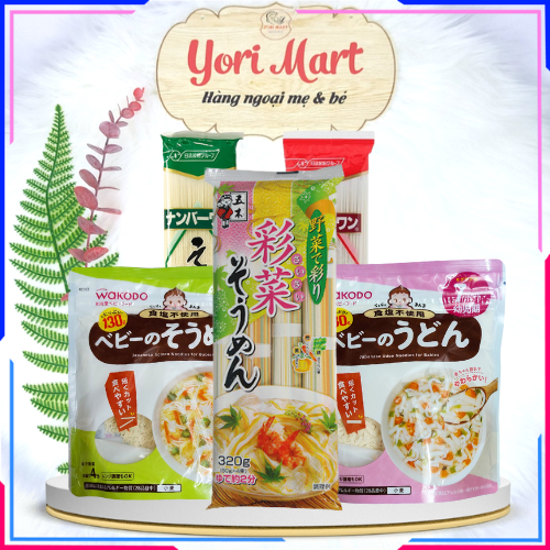 Mỳ somen rau củ Nhật Bản cho bé ăn dặm