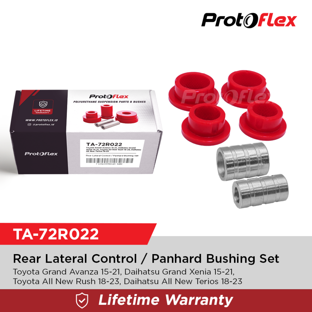 Protoflex Rear Lateral Panhard Bush Set Toyota Grand Avanza Xenia All New Rush Terios Harga 300,000 rupiah*Gratis Ongkir