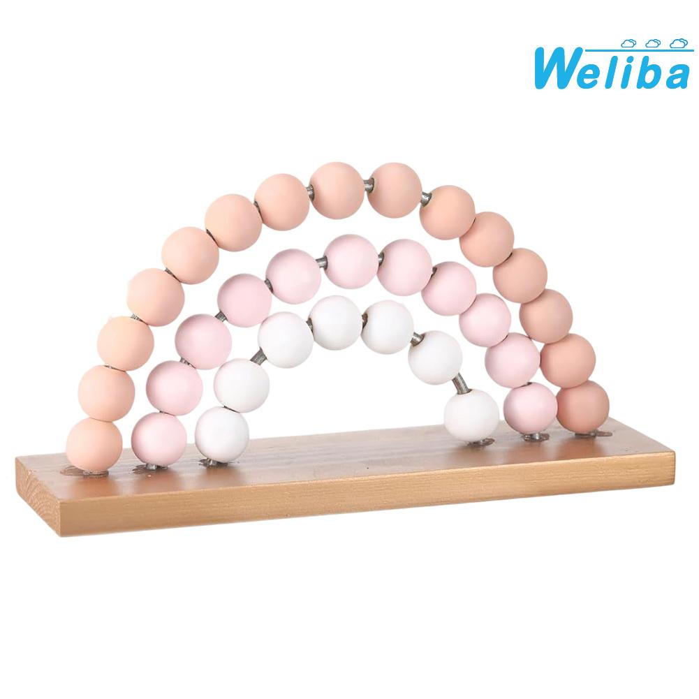 【Weliba】 Fun Wooden Beaded Ornaments for Kids Unique Decor for Various Celebrations [New Home Products Hot Sale] ราคา 198 บาท*ส่งฟรี