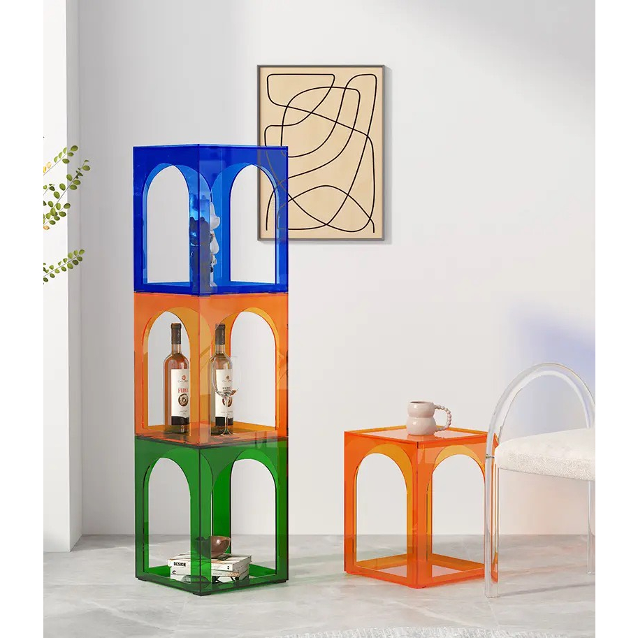 Bàn Sofa Acrylic Phòng Khách Đơn Giản, Bàn Trà sang trọng, bàn Phòng Ngủ .Mica