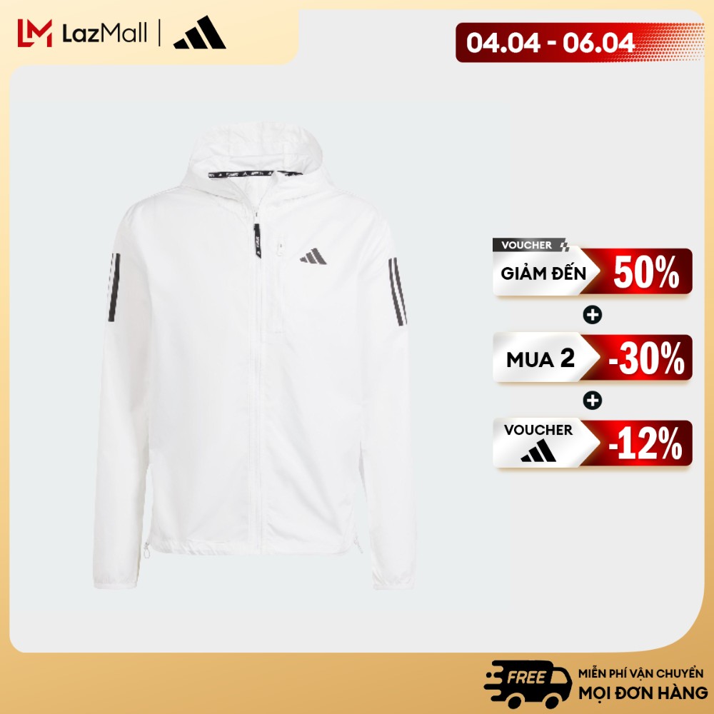 adidas Chạy Áo Khoác Own the Run Nam trắng IK7433