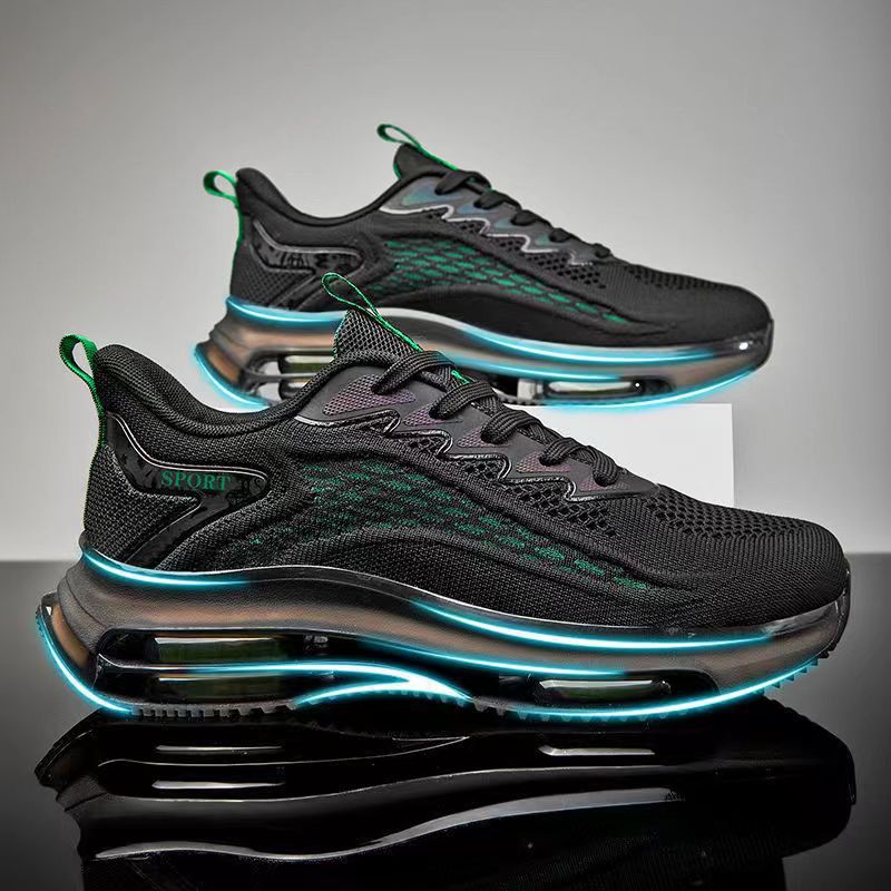 Men's Shoes Air Cushion Sneakers Fashion Running Shoes Anti Slip Shock-absorbing Casual Sports Shoes Dad Shoes - 3