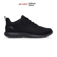 Ando Official Sepatu Sneakers Bsc 21 Pria Dewasa - Hitam/Hitam