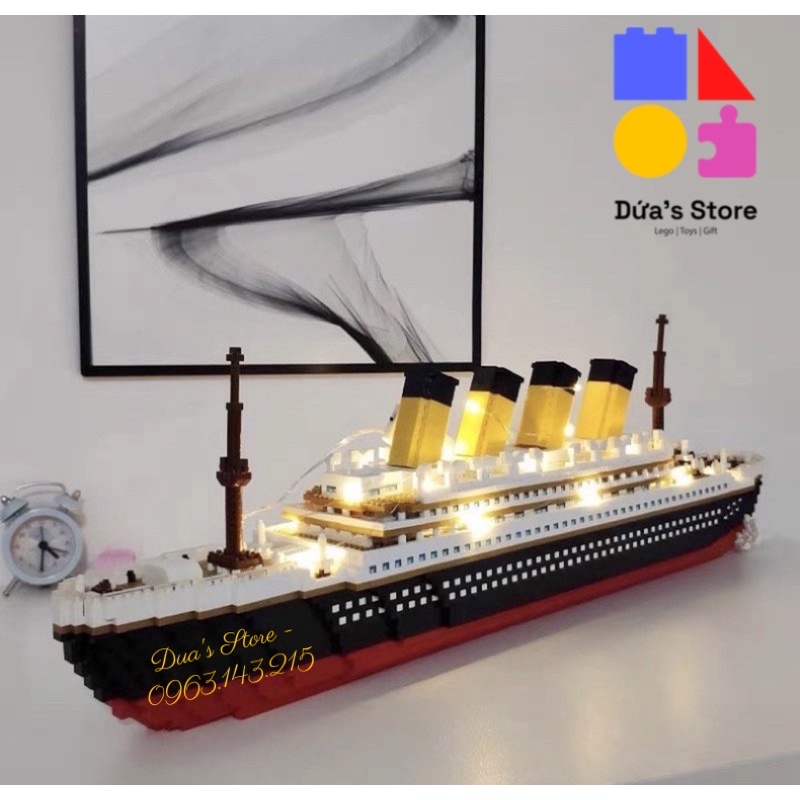 Bộ lắp ráp tàu titanic dài 60cm