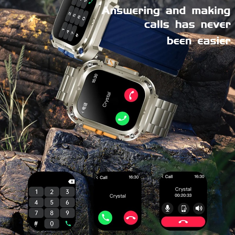 【HET REA】 Ny Z85 MAX Smart Watch 3 i 1 Herr Kvinnor Puls Blodtrycksövervakning Bluetooth-kompatibel Smartwatch Kompatibel för Android IOS Me_voghion.com