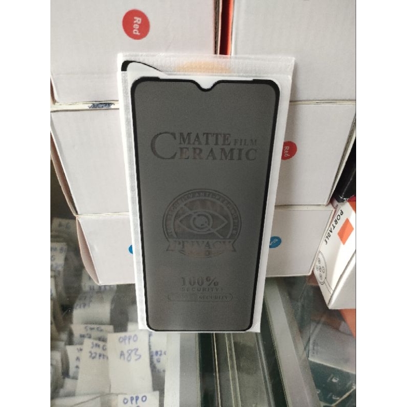TG TEMPERED CERAMIC SPY XIAOMI REDMI Mi A1 2022 8LITE A1 PLUS Y2 S2 5 PLUS 6 6A 7 7A 8 9 8A PRO 9 9 PRIME 9A 9C 9T 10 10A 10C Redmi Note 4 5 PRO 4X 5A 5 PRIME 7 7S 7 PRO 8 9 8 PRO 9T 10 4G 10S 10 PRO 11 4G 11S 13C ANTI GORES MATTE Ceramic Privacy Harga  8,000 Ringgit*Penghantaran Percuma