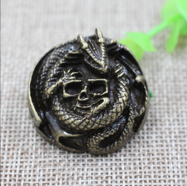 Emblem hình dán Zippo rồng cuộn