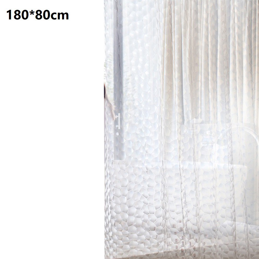 Hozzby dễ dàng để làm sạch Rèm Nhà Tắm EVA không thấm nước với hệ thống Grommet chống gỉ 【hàng có sẵn】