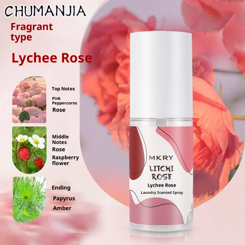Chu Man Jia Rose Lychee hương thơm phun quần áo cơ thể kéo dài hương thơm trái cây tươi nước Hoa cấp nước hoa kinh nghiệm