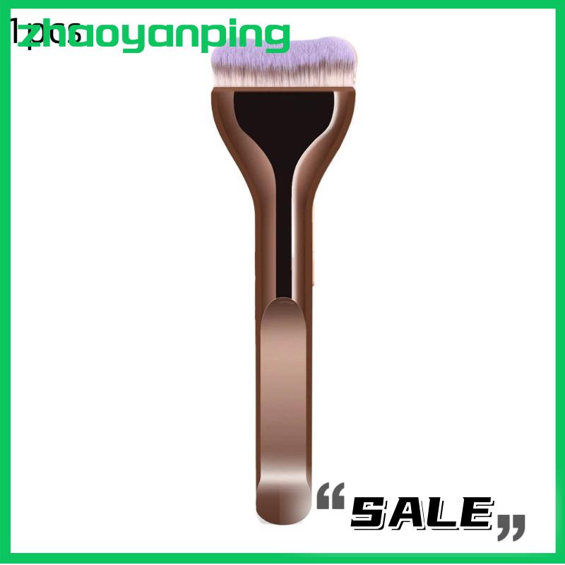 zhaoyanping 1 2pcs siêu mỏng Foundation bàn chải tổng hợp lông ứng dụng chính xác cho kem lỏng streak-miễn phí tất cả các loại da công cụ - 4
