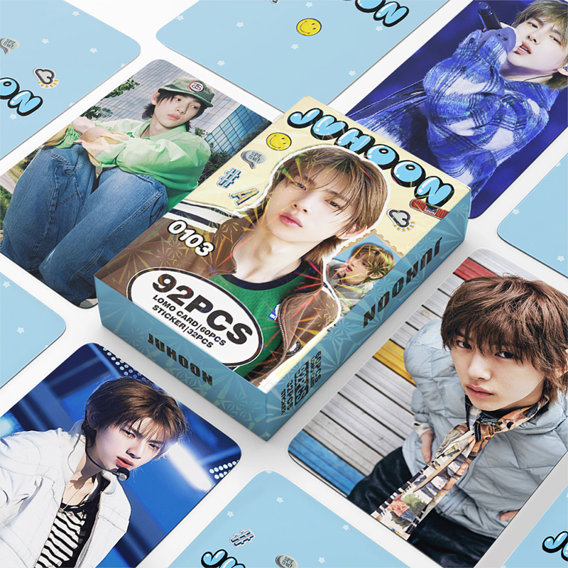 92 cái/hộp cortis juhoon photocards Kpop thẻ Lomo Sticker Bộ sưu tập thẻ