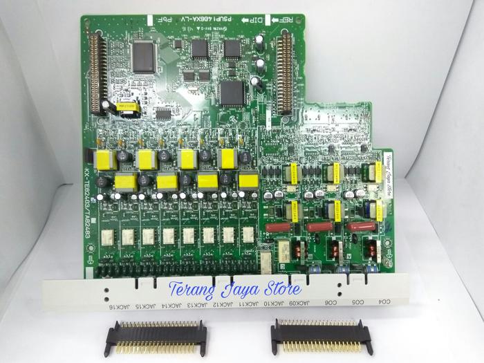 EXPAND CARD KX-TE82483 UNTUK PABX PANASONIC TES824 (3 LINE 8 EXT) Harga 5,690,000 rupiah*Gratis Ongkir