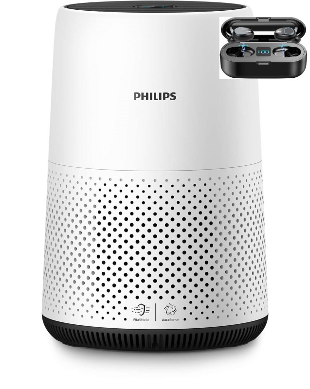 Philips Series 800 Air Purifier AC0820/30 (Free F9 Wireless Audio Earpiece Retailed at S$29; While Stock Last) Singapore