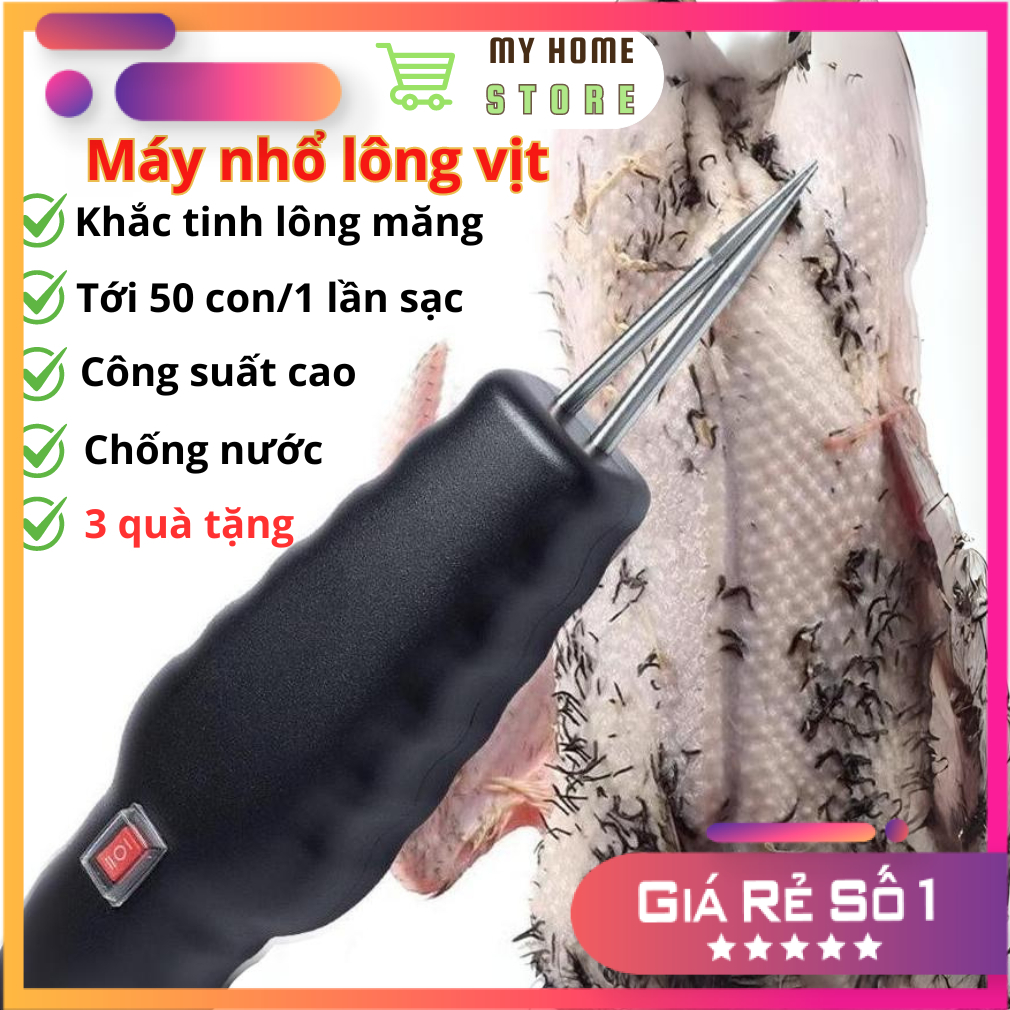  Máy Nhổ Lông Vịt Cầm Tay Tool Box Máy Vặt Lông Vịt Gà Lông Măng Không Dây  tuantute2410  