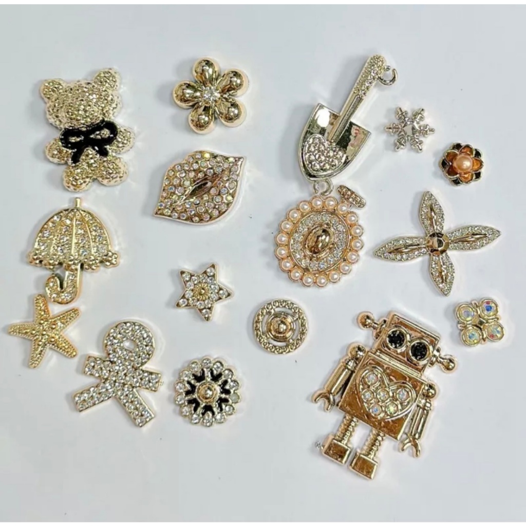 Combo 10 Charm,Sticker 2D 3D Ngẫu Nhiên Siêu Dễ Thương Gắn Dép , hợp thời trang phù hợp mọi lứa tuổi - 6