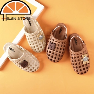 ภาพหน้าปกสินค้าHS Children\'s soft soles hollow out net shoes beach shoes cartoon garden shoes ที่เกี่ยวข้อง