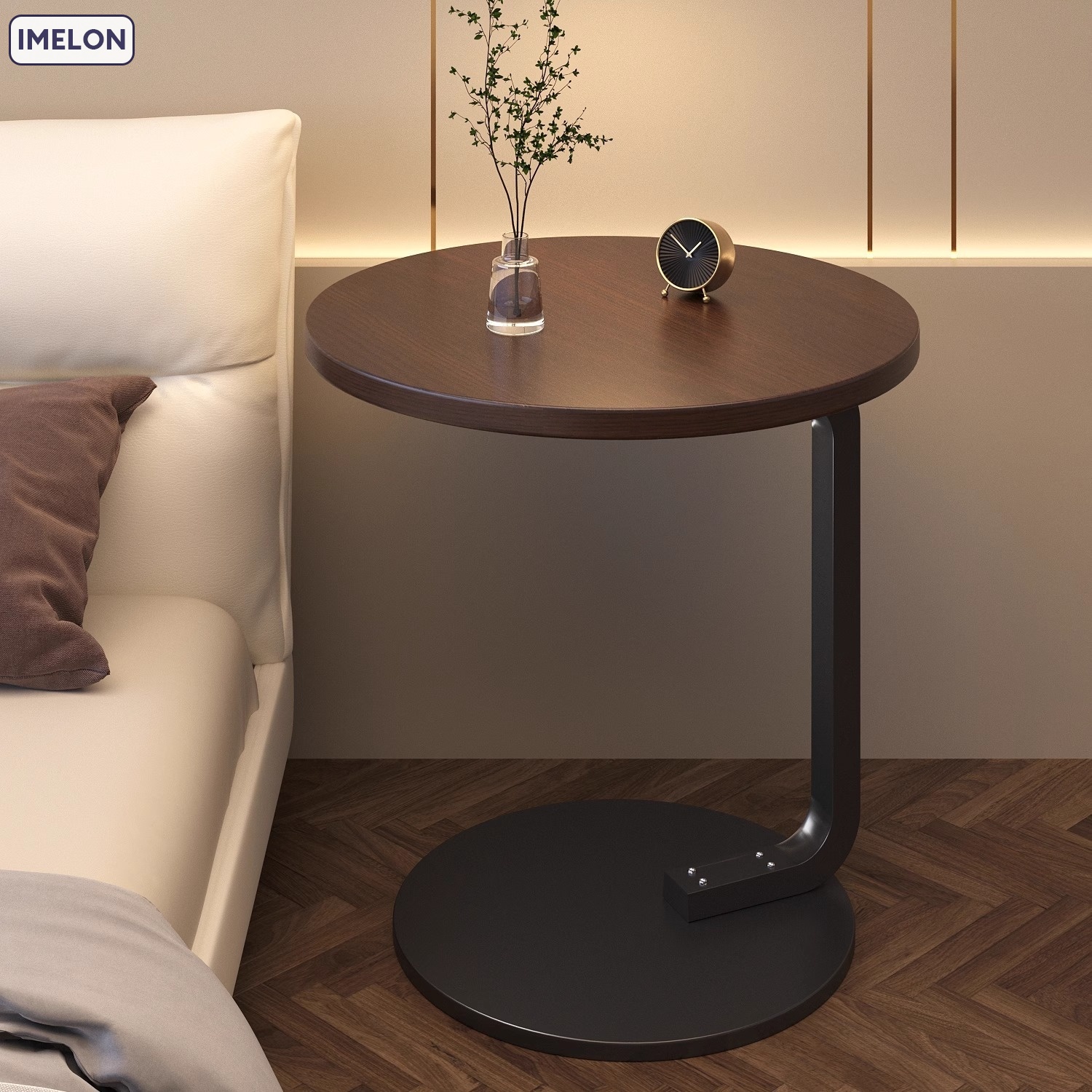 Bàn Tròn Nhỏ Bàn Phụ Phòng Khách Ban Công Bàn Cà Phê Cạnh Sofa Phòng Ngủ Tủ Đầu Giường Ký Túc Xá Kệ Đơn Giản Có Thể Di Chuyển