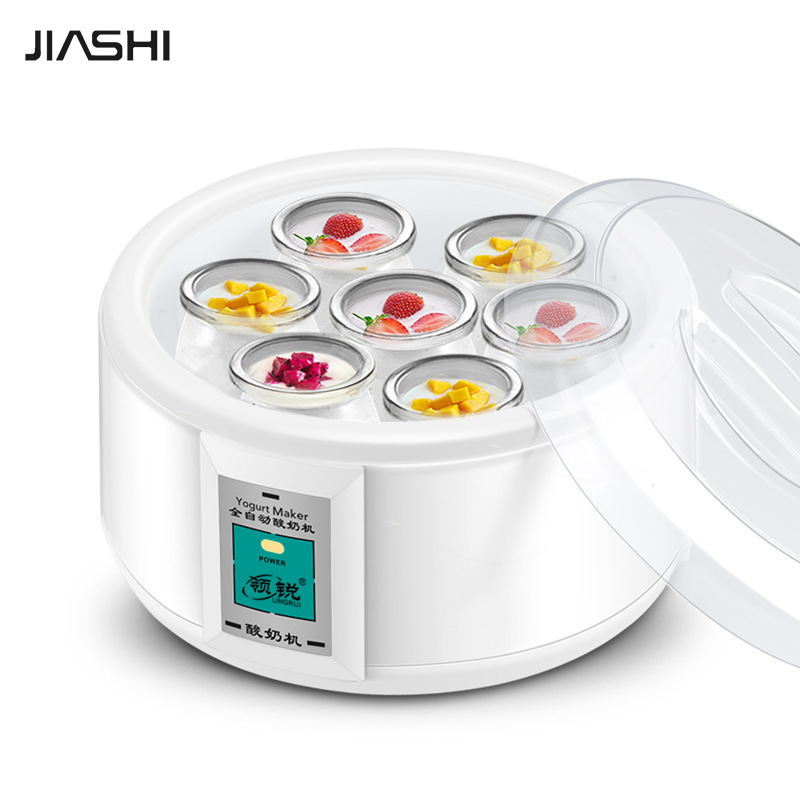 JIASHI Large capacity factory direct sales 1.5L stainless steel yogurt machine household split cup rice wine natto fermentation machine fully automatic ราคา 437 บาท*ส่งฟรี