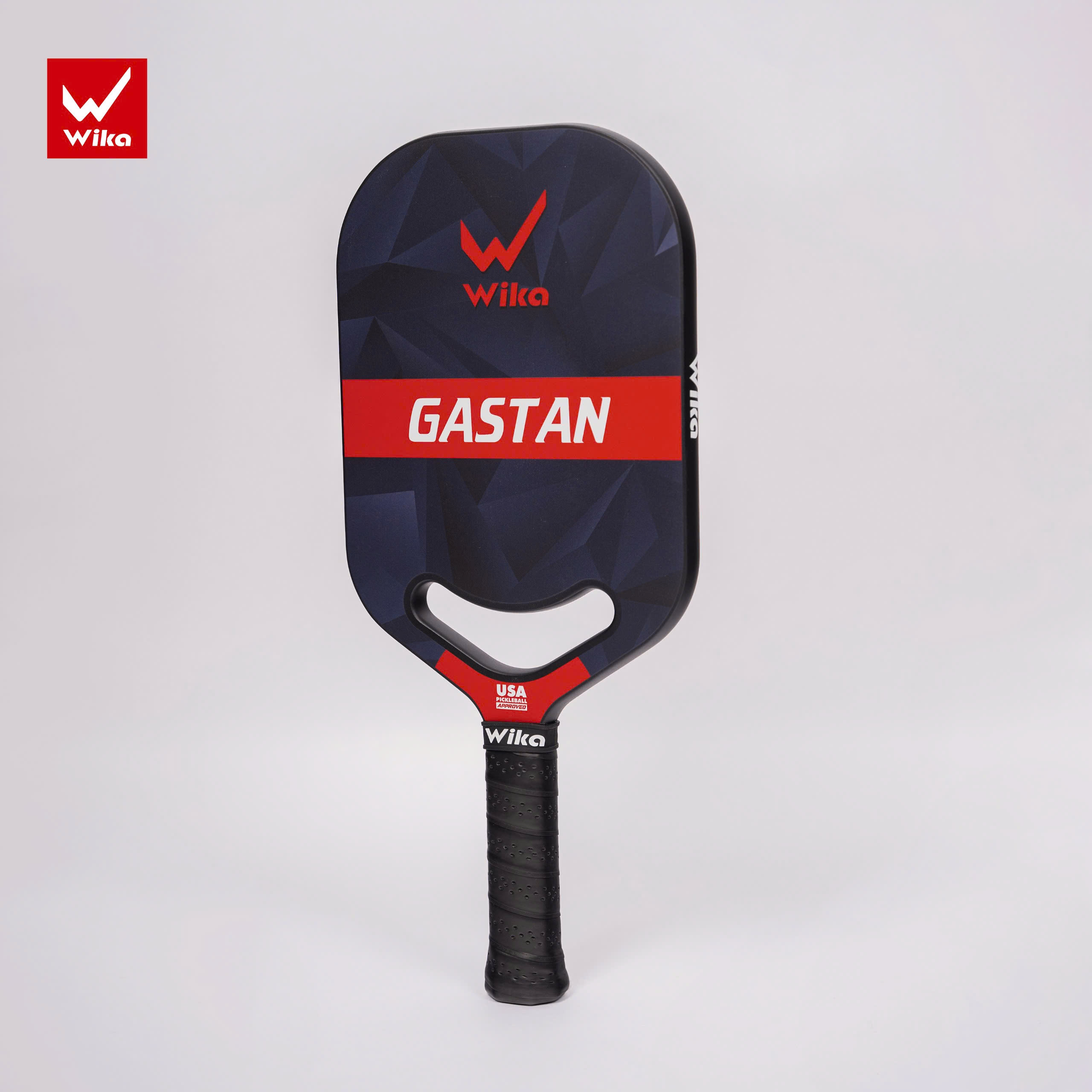 Vợt Pickleball Wika Gastan Chính hãng 16mm Carbon T1000, mặt nhám, siêu nhẹ