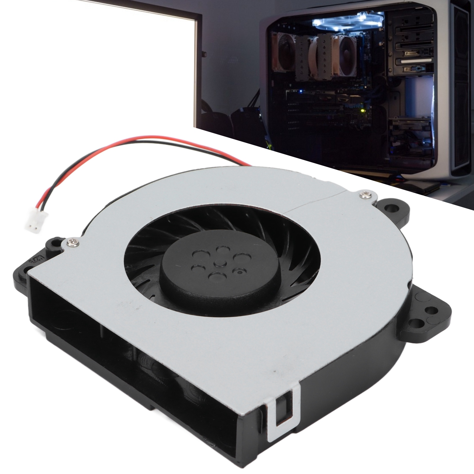 Garosa Quạt làm mát bên trong CPU Quạt tản nhiệt Kết nối nguồn 2Pin Hợp kim nhôm cho Laptop HP Giá 97,000 Đồng*Miễn phí vận chuyển