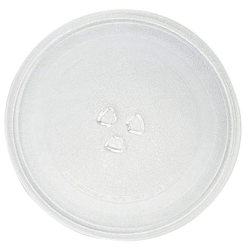 (YERF) Microwave Plate Spare Microwave Dish Durable Universal Microwave Turntable Glass Plate Round Replacement Plate