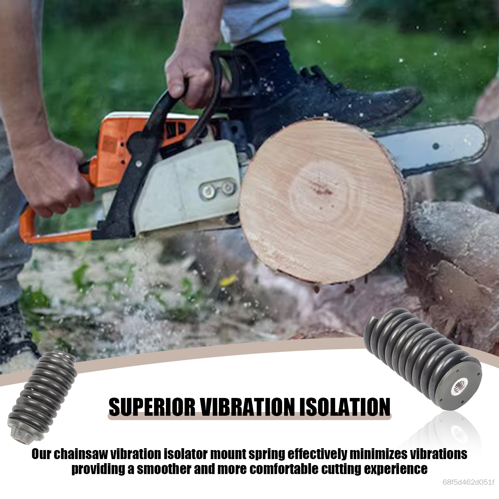 Máy Cưa Xích Rung Cách Ly Núi Mùa Xuân Chặt Cưa Xăng Cưa Dây Xích Phụ Kiện Lò Xo Chịu Lực Sắt Cưa Dây Xích Phụ Kiện TF-Mel-VN