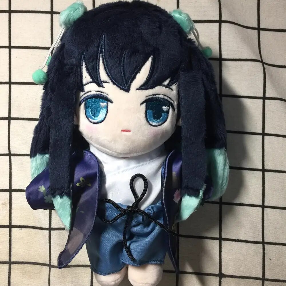 【HOT】 Anime Tokitou Muichirou Cute Cosplay Plush Doll Cushion Dress Up Clothing 20cm