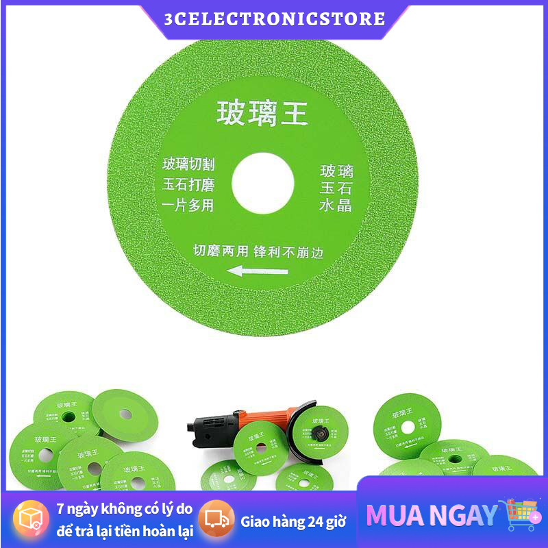 Đĩa cắt kính, đĩa cắt kính cho máy mài góc, đĩa cắt nhanh và chính xác, đĩa cắt kim cương, cho thủy tinh, gốm sứ, gạch men