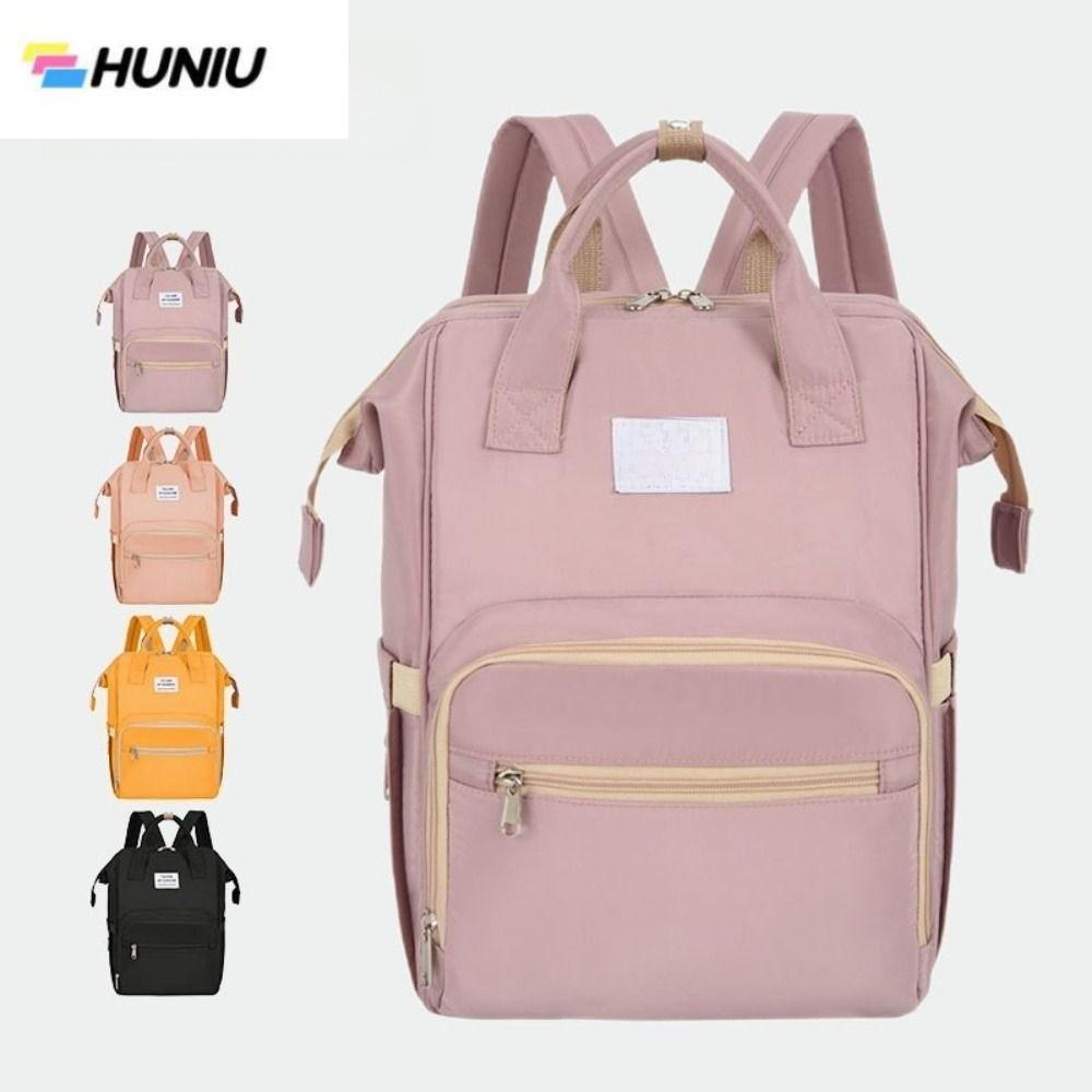 HUNIU หลายฟังก์ชัน กระเป๋าแม่ แบบพกพา ความจุขนาดใหญ่ กระเป๋าเป้ผ้าอ้อมเด็ก ไหล่คู่ แบบพับได้ กระเป๋าเป้สำหรับผ้าอ้อม สำหรับการพยาบาล ราคา 470 บาท*ส่งฟรี