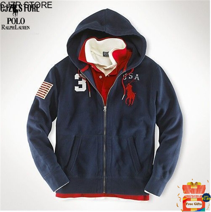 Cjzr store chất lượng hàng đầu thời trang hàng sẵn có ralph 2020 lauren mới dành cho nam áo len trùm đầu thời trang áo hoodie giản dị áo nam hàn quốc áo len tay áo dài áo polo cho nam
