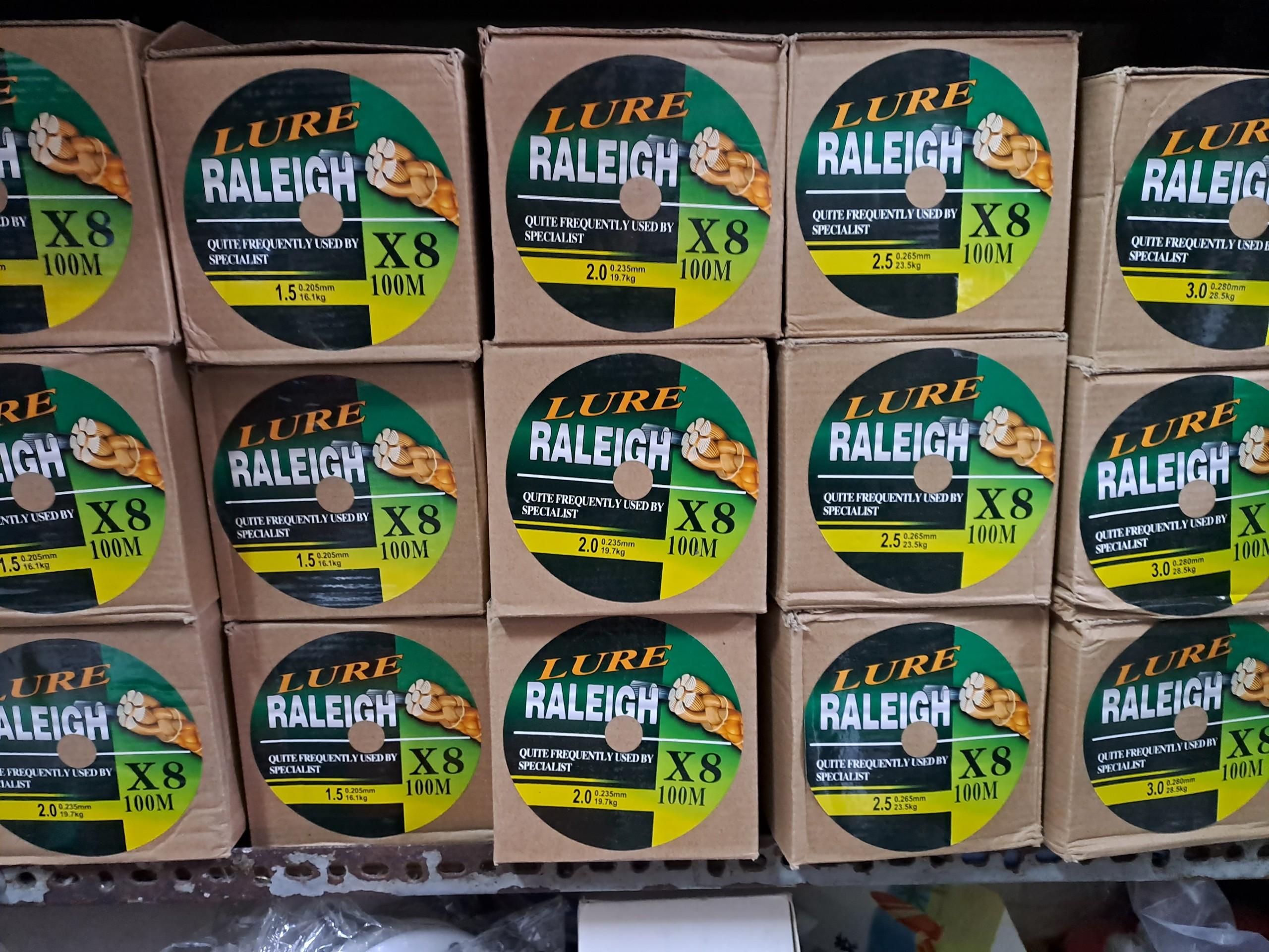 Dây dù câu cá pe lure x8 - 7 màu 100m
