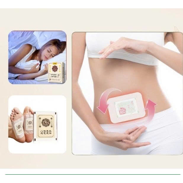Miếng Dán Chân Thải Độc Và Giảm Cân - 2 hộp