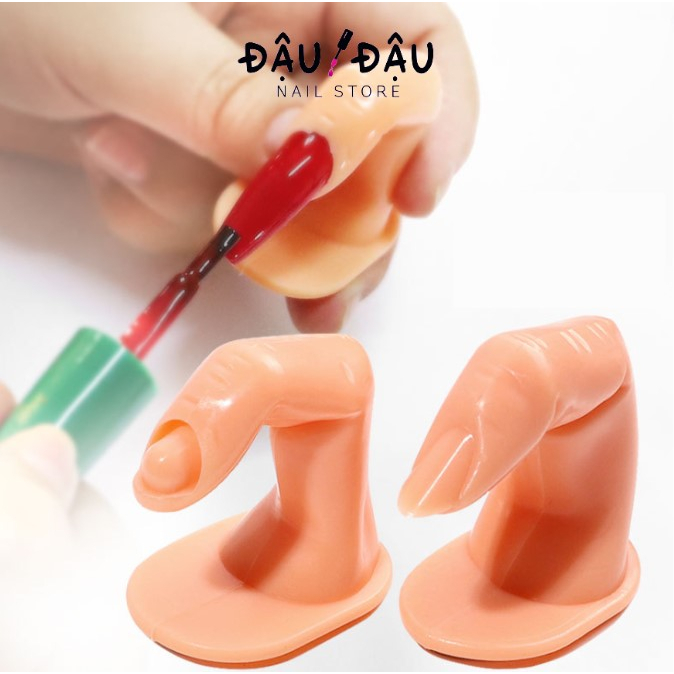 Ngón tay giả học nail, tập vẽ, đắp gel, đắp bột, úp móng - Phụ kiện đồ nail