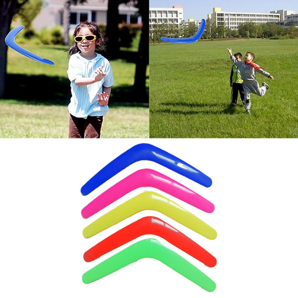 V Shaped Boomerang Genuine Returning Throwback Boomerang Toy Funny Kids Child Z2I9