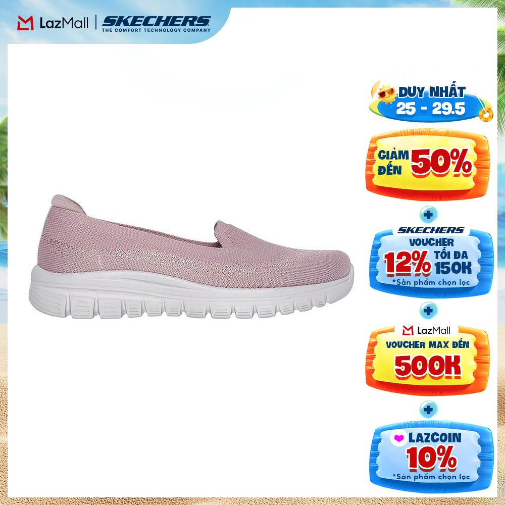 [Chỉ 25-29.5 - Voucher Skechers 15% + Voucher Lazada 18%] Giày Thể Thao Nữ Skechers Active Graceful View Finder - 100697-MVE Air-Cooled Memory Foam Online Sale