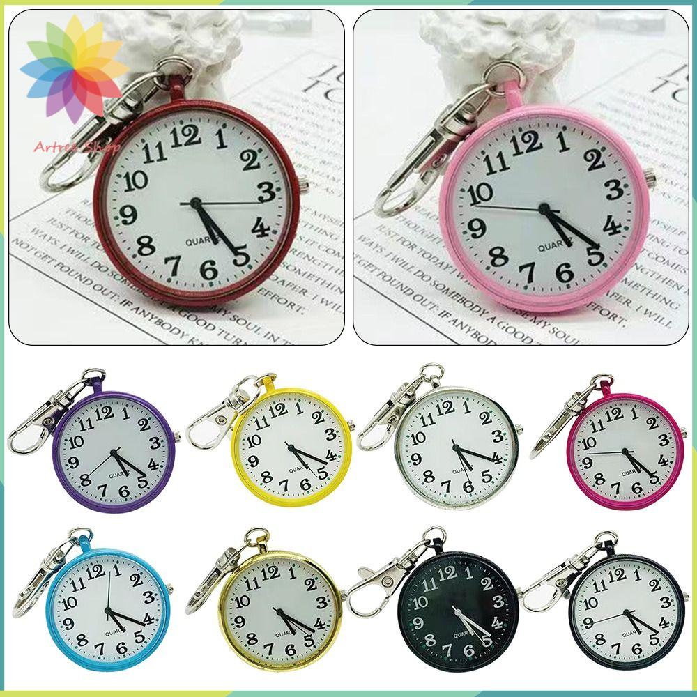 HETU070703.  số lớn Đồng hồ bỏ túi thạch anh Chấm sáng Vòng tròn nhỏ Đồng hồ đeo ngực Quà tặng Phong trào thạch anh Đồng hồ thể thao cho sinh viên Dành cho các kỳ thi