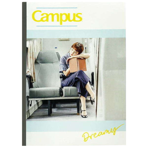 Vở A4 dán gáy Campus giấy kẻ ngang có chấm 200 trang sổ A4DR200 70gsm bìa Dreamy viết bài cho học si