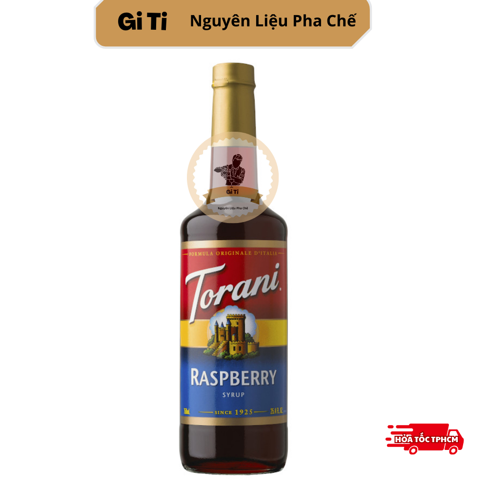 Siro/Syrup Torani Phúc Bồn Tử (Mâm xôi) 750ml | Torani Raspberry