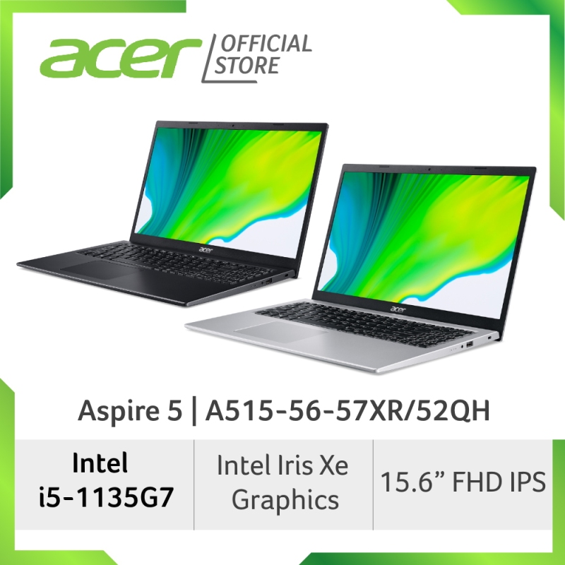 Acer Aspire 5 A515-56-57XR/52QH(Silver/Black)- 15.6 FHD Laptop with Latest 11th Gen i5-1135G7 Processor and Intel Iris Xe Graphics (Pre-order-Ship out in first week Jan)