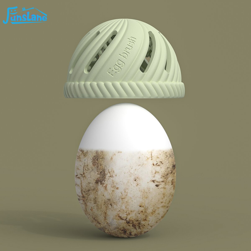 FunsLane 2 PCs Premium Silicone Cleaning Brush Egg Brush Cleaner Multifunctional Cleaning Brushes Egg Cleaner Tool ราคา 174 บาท*ส่งฟรี