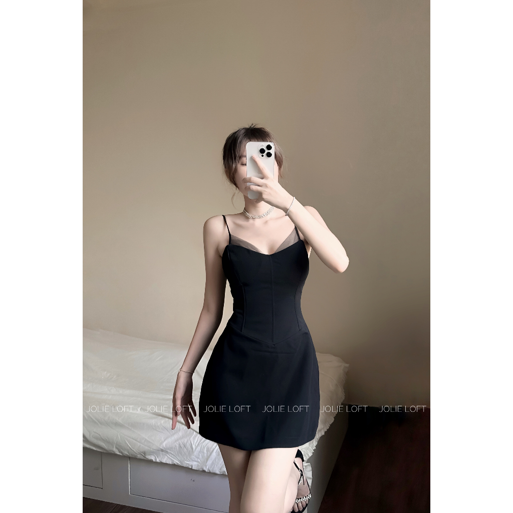 Váy dây lưới ivy | jolie loft
