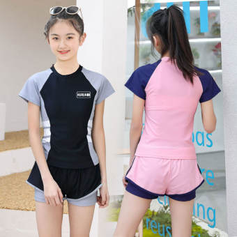 Bộ bơi cho bé gái & mẹ 19 - 68kg , set đồ bơi đi biển - BƠI HURUN