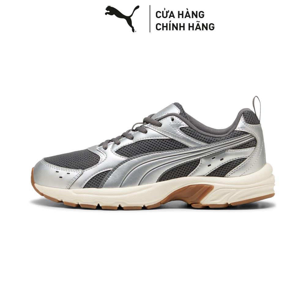 Giày Thể Thao PUMA Unisex Milenio Tech LT Cool Dark Gray-Silver Màu Xám
