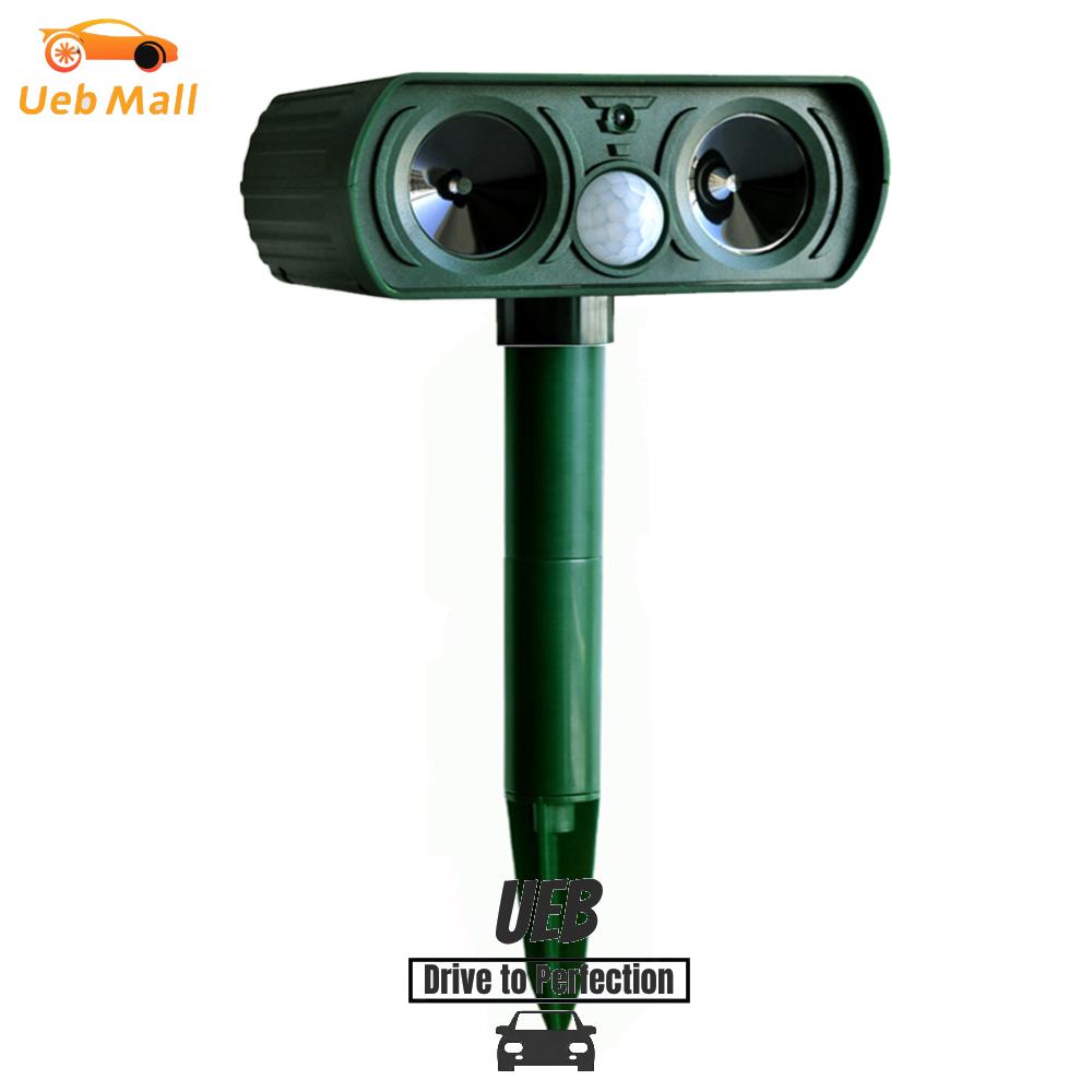 [UEB Mall]หนูอัลตราโซนิกขับเคลื่อนอุปกรณ์โซลาร์อินฟราเรดเครื่องยับยั้งเครื่องตรวจจับการเคลื่อนที่ของ PIR แบบมัลติฟังก์ชั่นกันฟังก์ชั่นสำหรับสวนที่บ้าน ราคา 227 บาท*ส่งฟรี