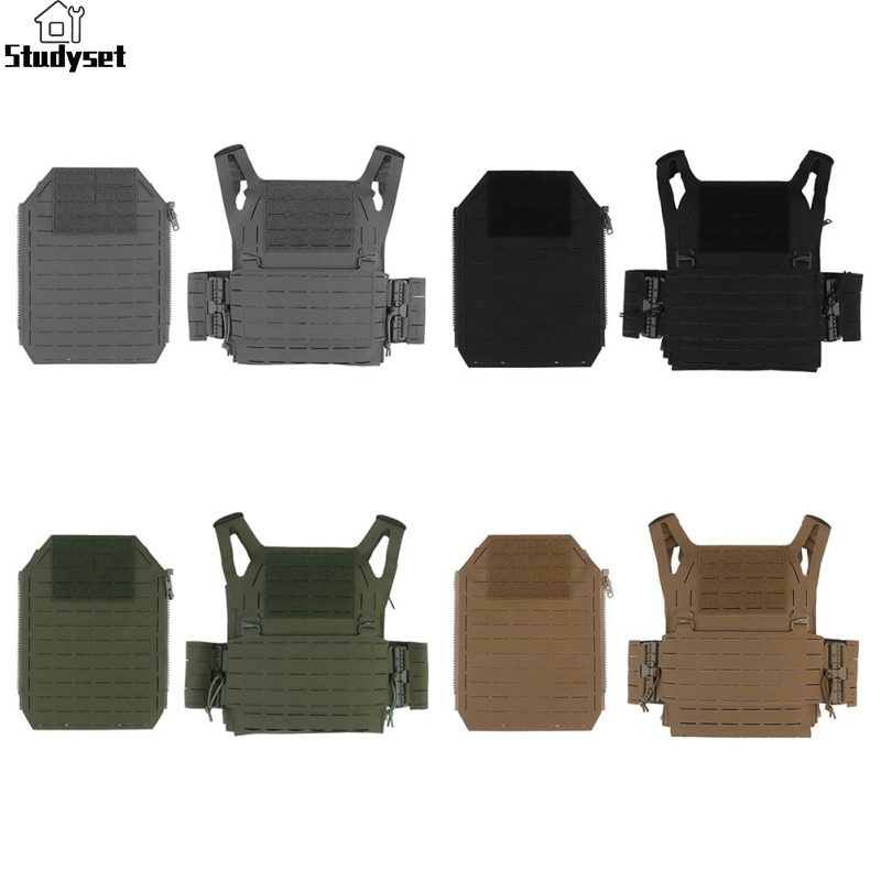 Studyset IN stock Molle Tactical Vest Men Plate Carrier Molle Chest Rig Wear-Resistant Lightweight Tactical Vest For Tactical Accessory ราคา 2,413 บาท*ส่งฟรี
