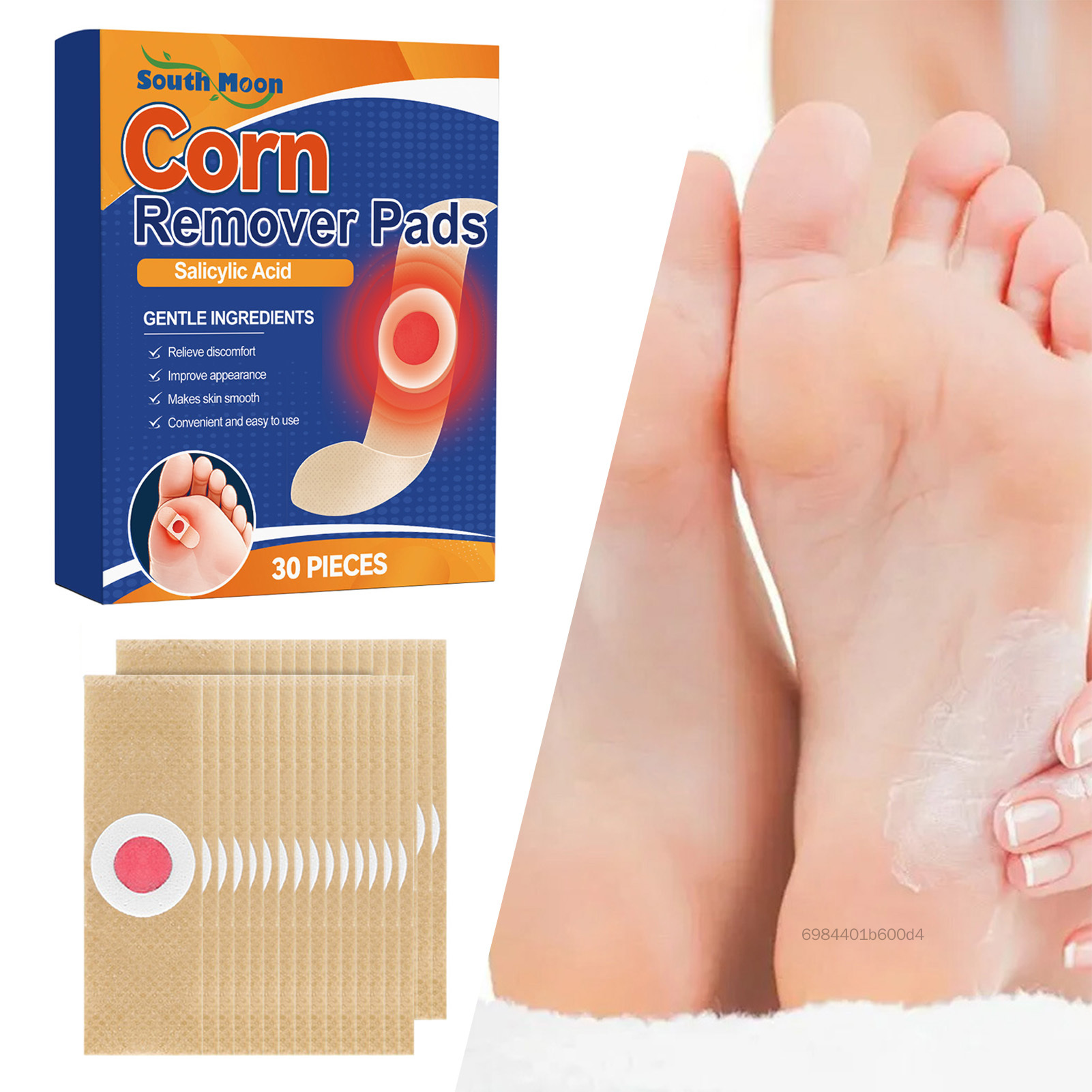 30 Miếng Dán Chăm Sóc Bàn Chân Chiết Xuất Thực Vật Giúp Làm Sạch Sâu Và Da Mịn Màng LAM-VN
