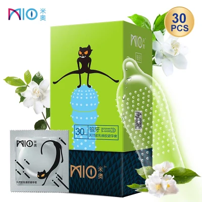 MIO Spike Condoms for Man Large Particle Big Dotted Intimate Goods Lubricated Condoms, 32 pcs