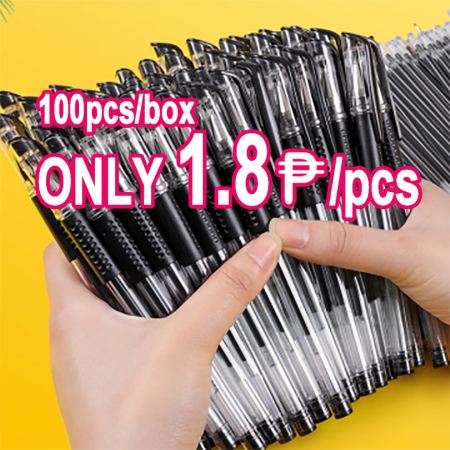 "Wholesale 0.5mm Black Ballpoint Pen Refills, 100pcs"